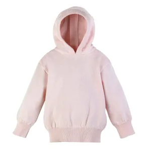 876-Julius Berger Pink Zip Back Baby Girl Sweater
