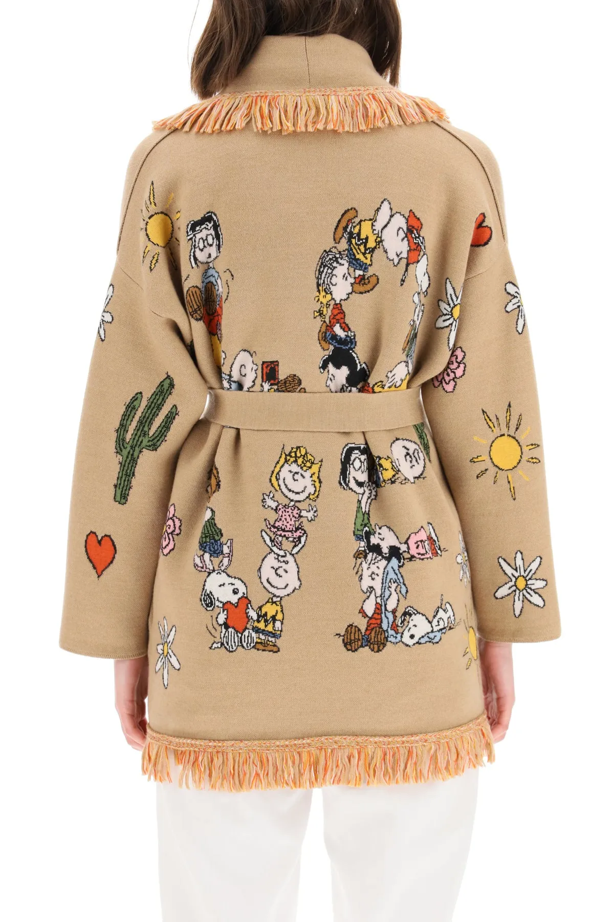 Alanui Peanuts Friends Belted Cardigan