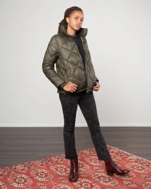 alness quilted jacket - sage/ancient