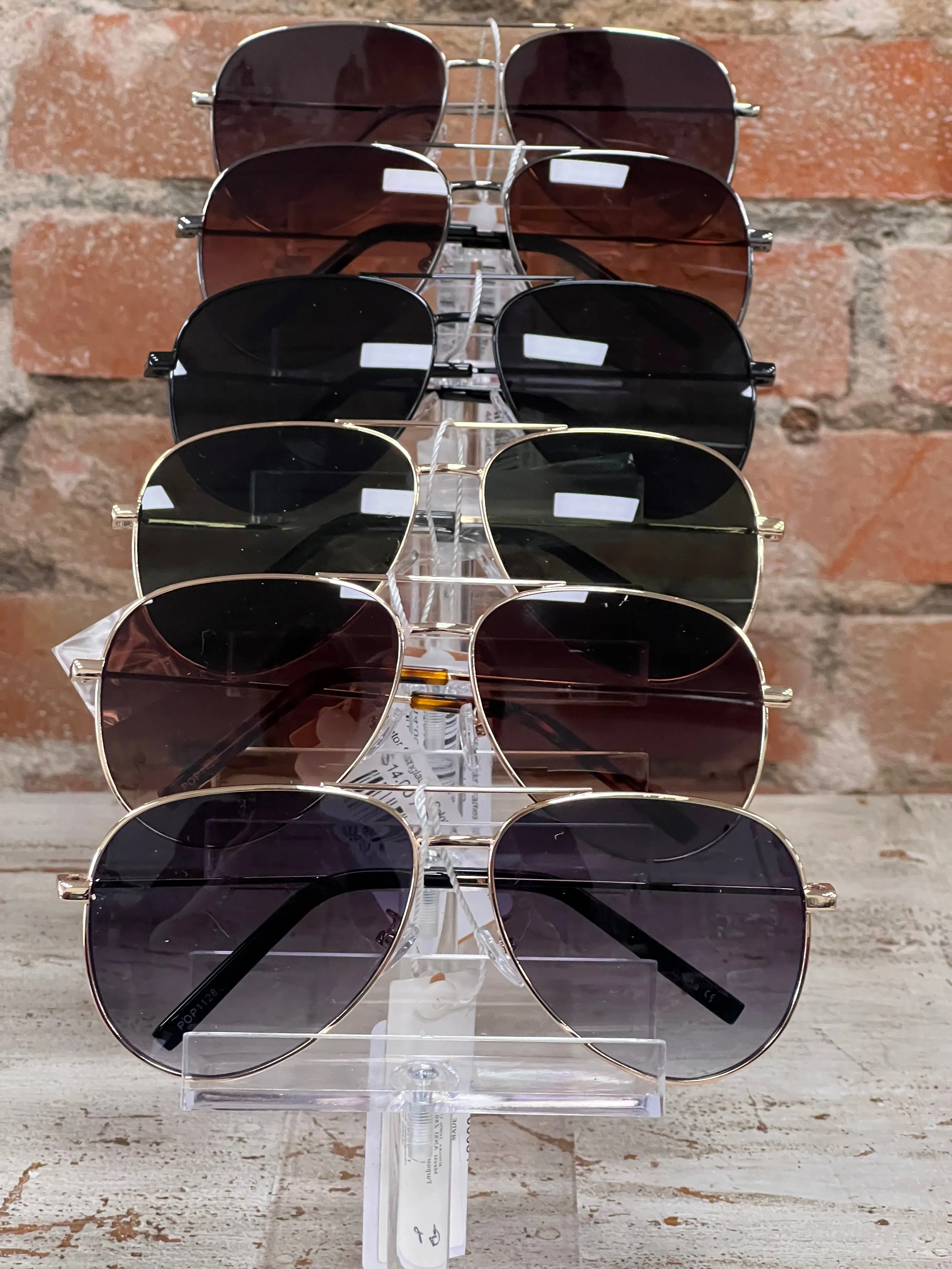 Aviator Sunglasses Color Frames and Lens