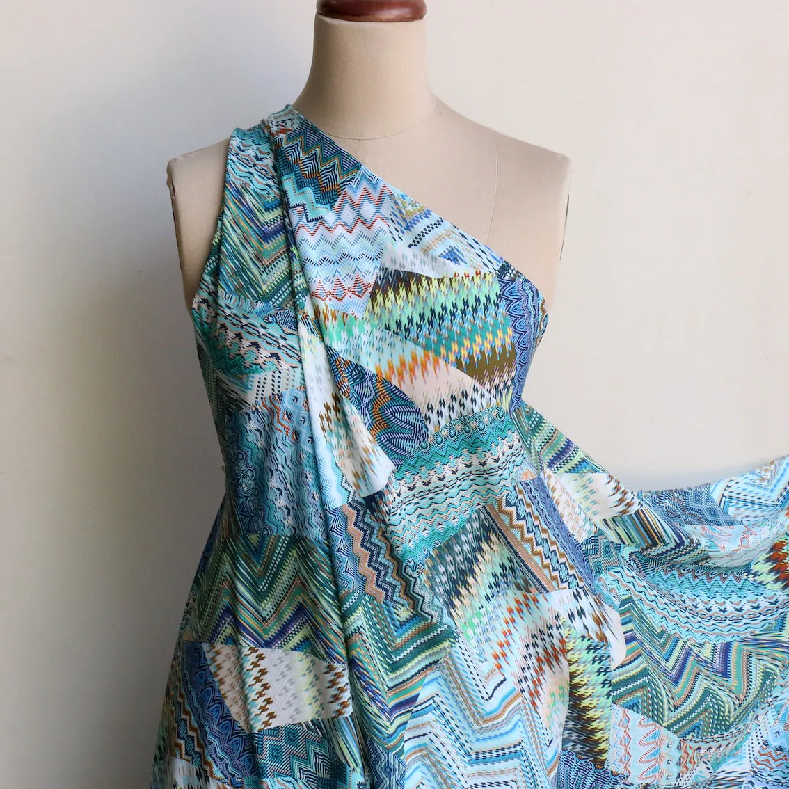 Azure Splice Viscose