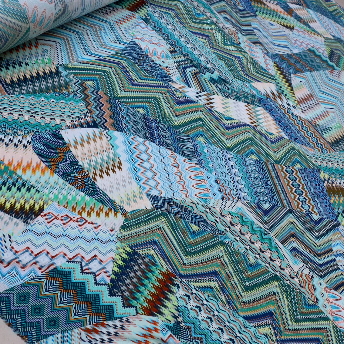 Azure Splice Viscose