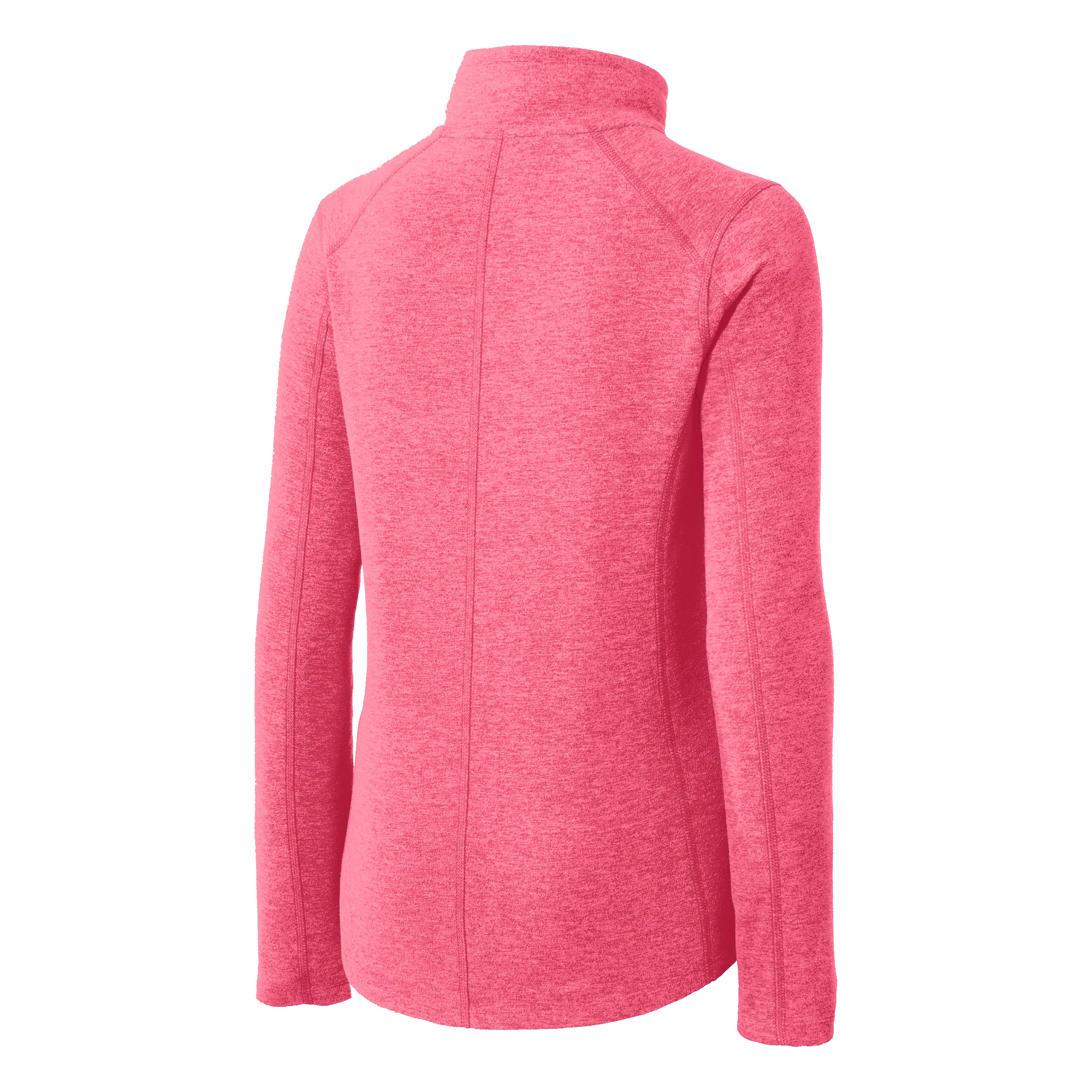 B1734W Ladies Heather Microfleece Full Zip Jacket
