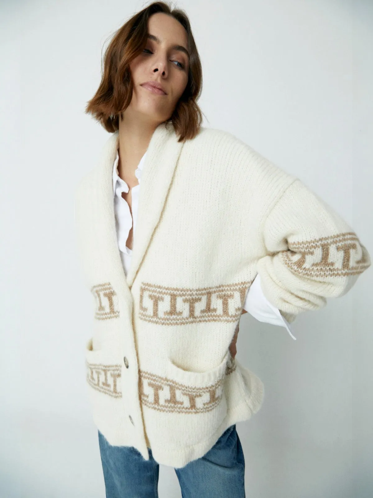 Baba Cardigan | Ivory