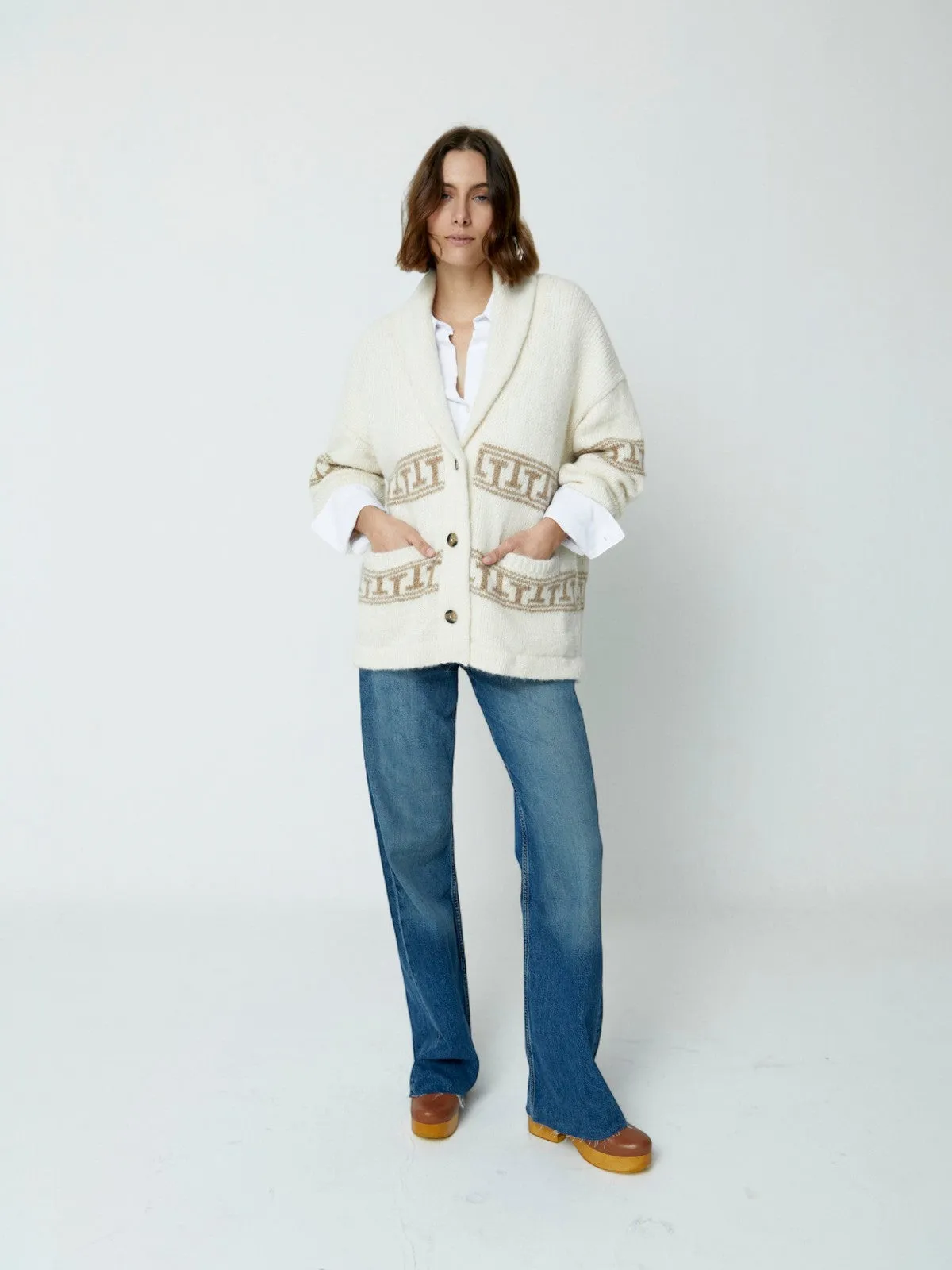 Baba Cardigan | Ivory