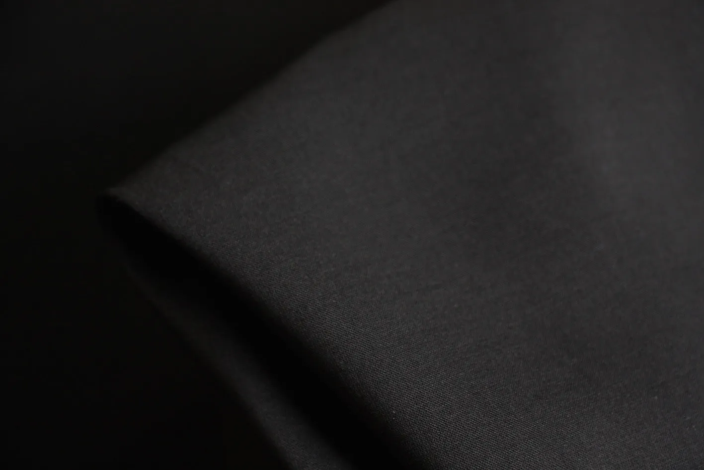Black Cotton Voile