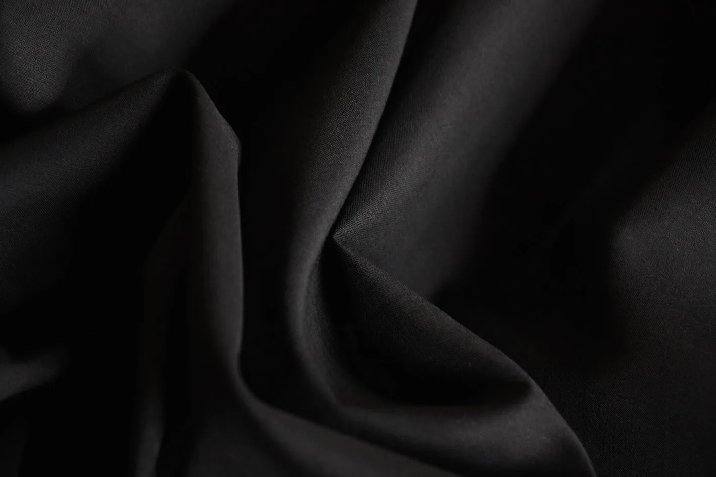 Black Cotton Voile