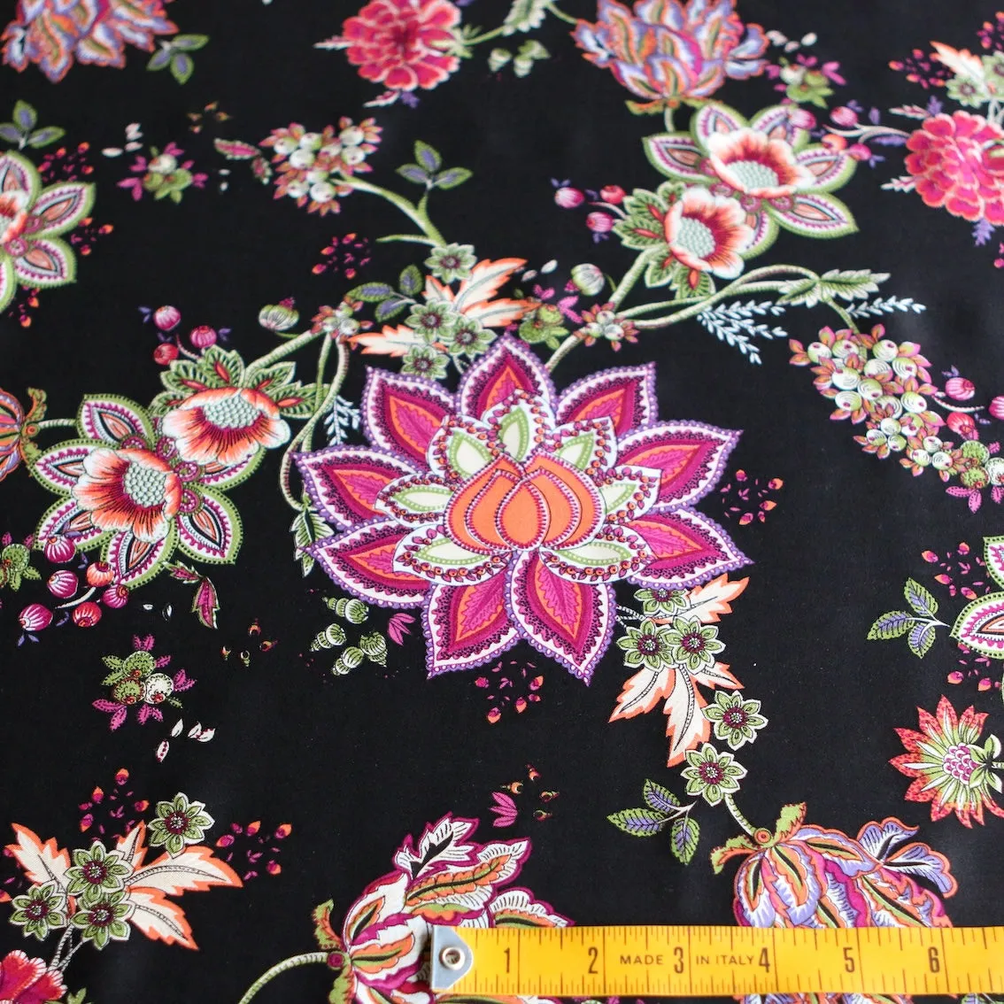 Boho Black Viscose
