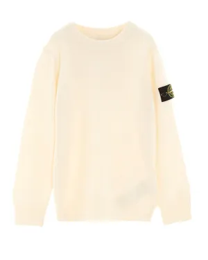 Boys Ivory Knit Sweater