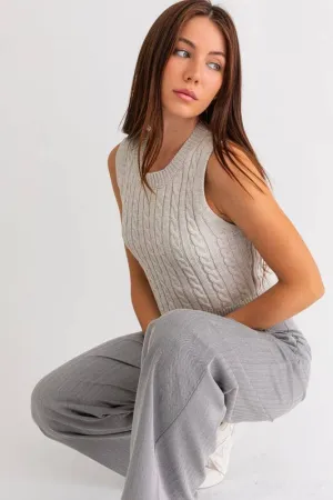 Cable Knit Tank