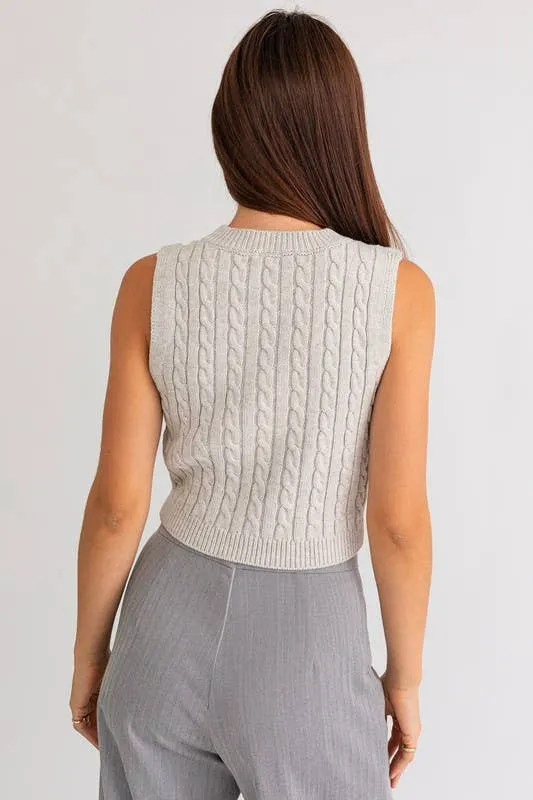 Cable Knit Tank