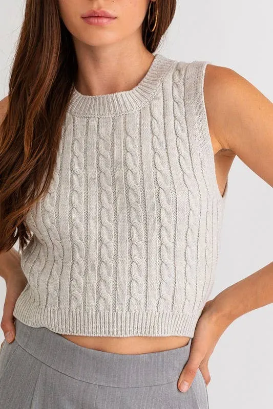 Cable Knit Tank