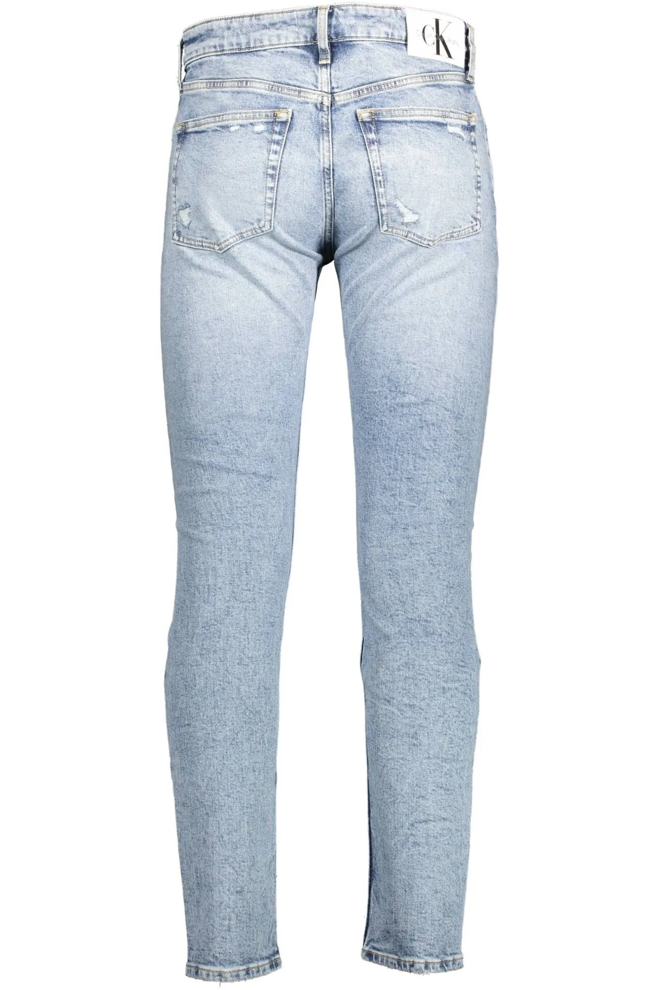 Calvin Klein Light Blue Cotton Men Jeans