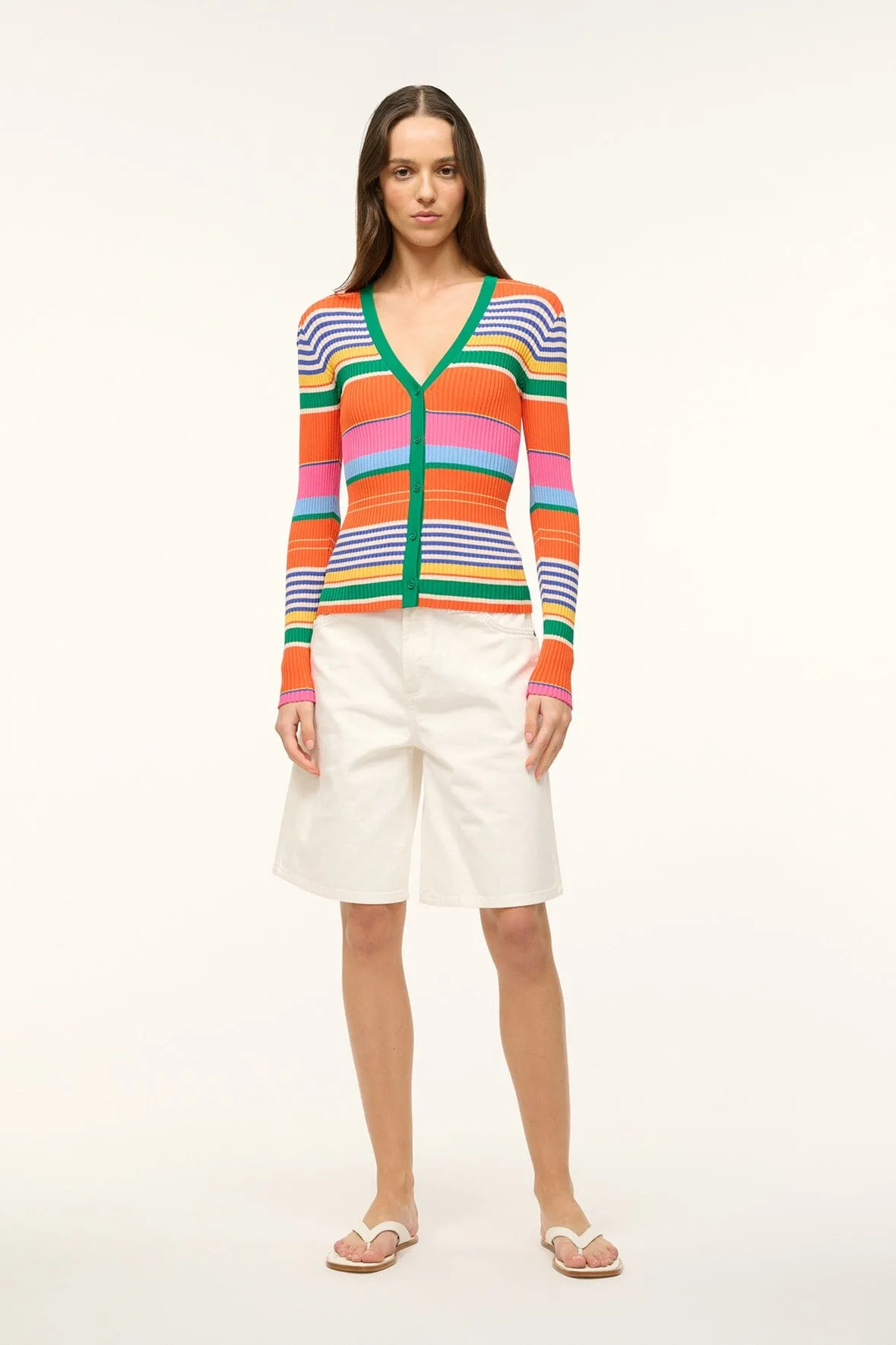 CARGO SWEATER | MULTI BAYADERE STRIPE