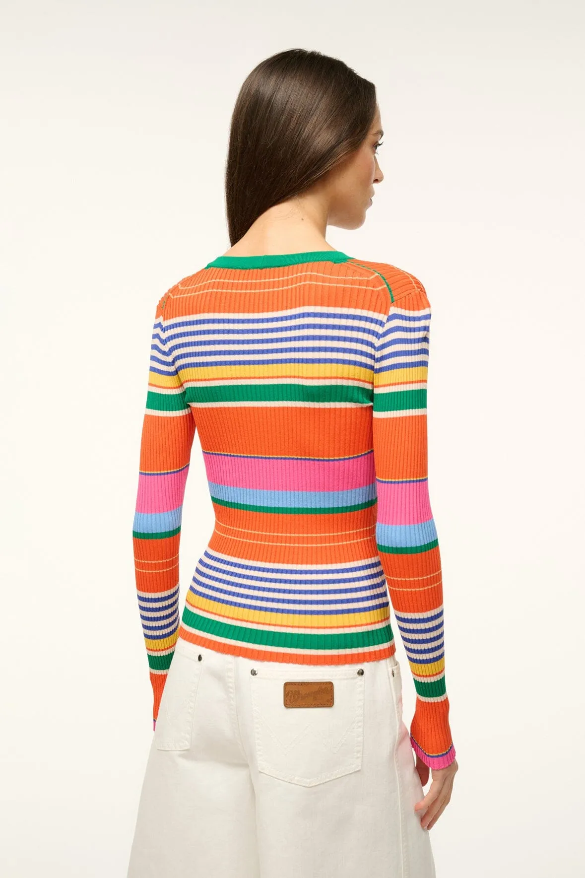 CARGO SWEATER | MULTI BAYADERE STRIPE
