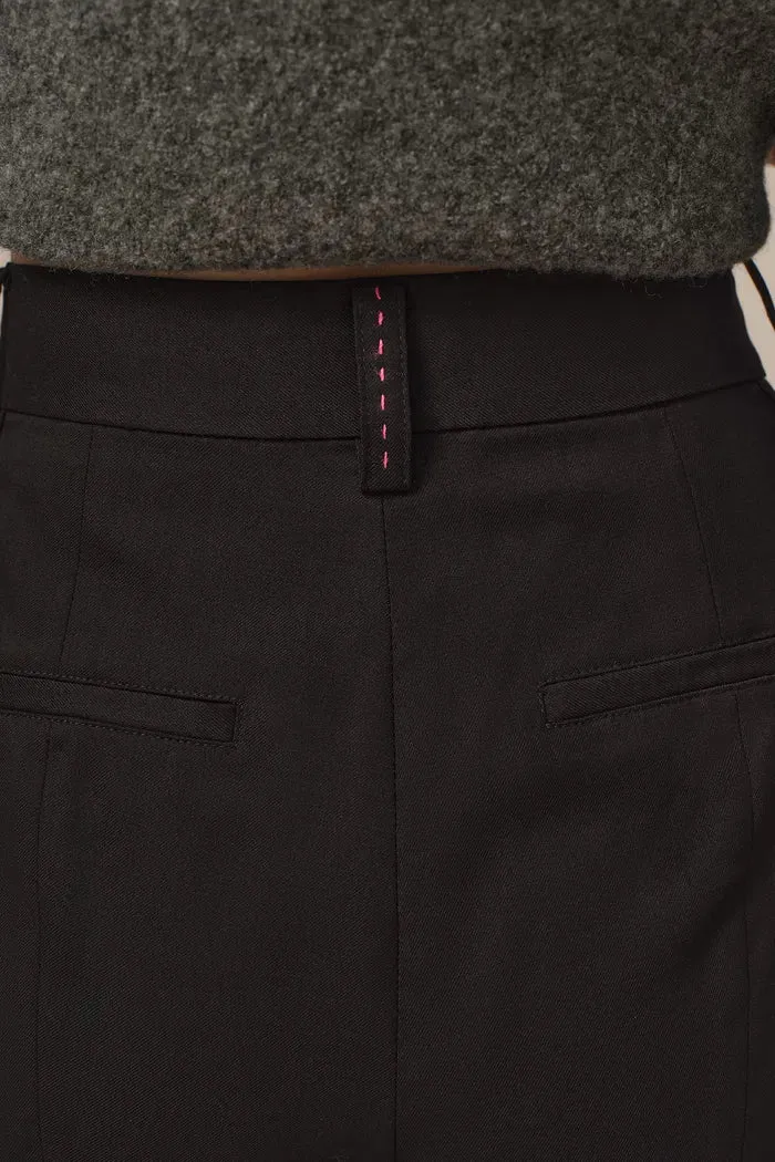 Chance Flared Suit Trousers in Fine Wool