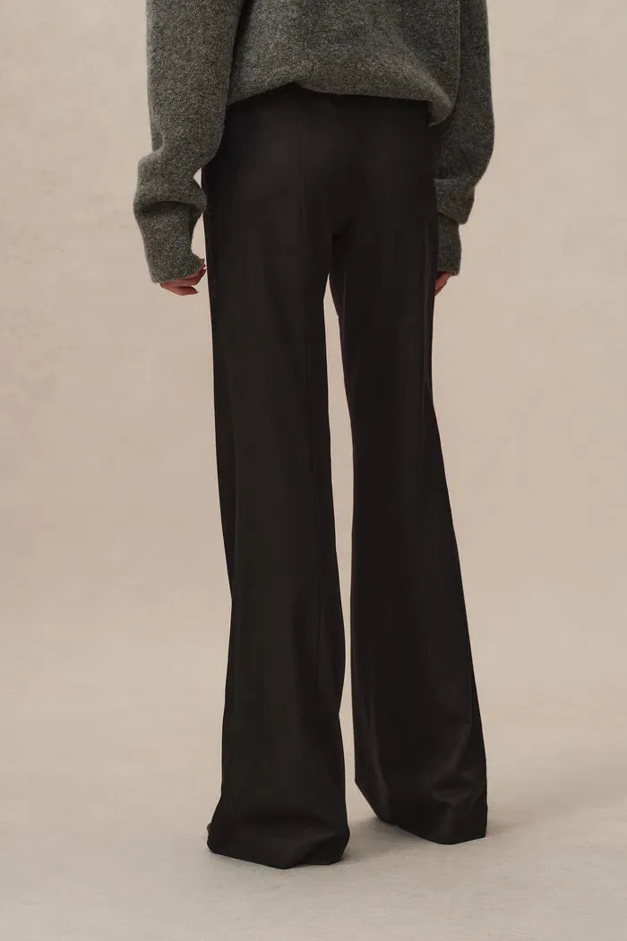 Chance Flared Suit Trousers in Fine Wool