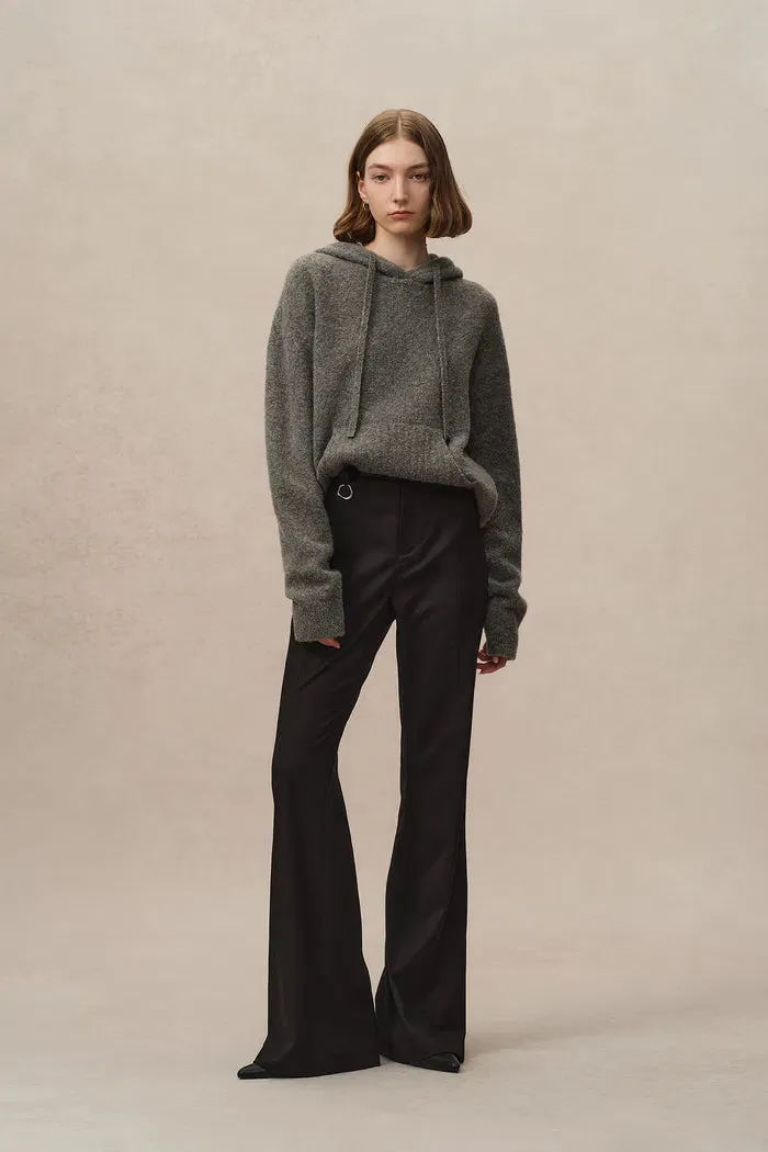 Chance Flared Suit Trousers in Fine Wool