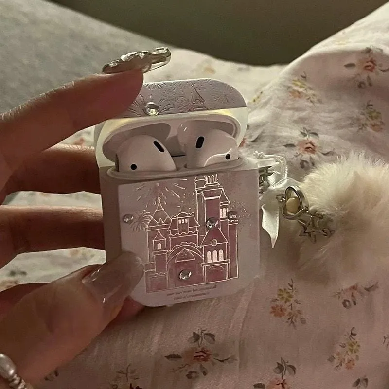 Chic Firework Castle AirPods Earphone Case