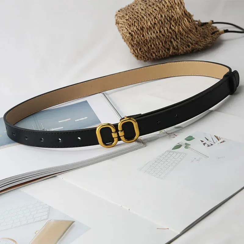 Chic Touch Double Buckle Belt