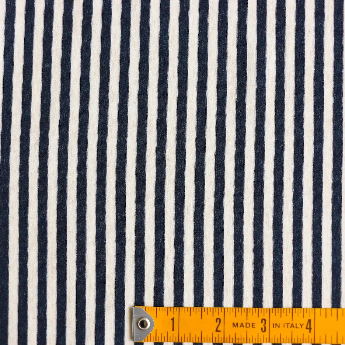 Como Stripe Oatmeal/Navy Stripe Jersey