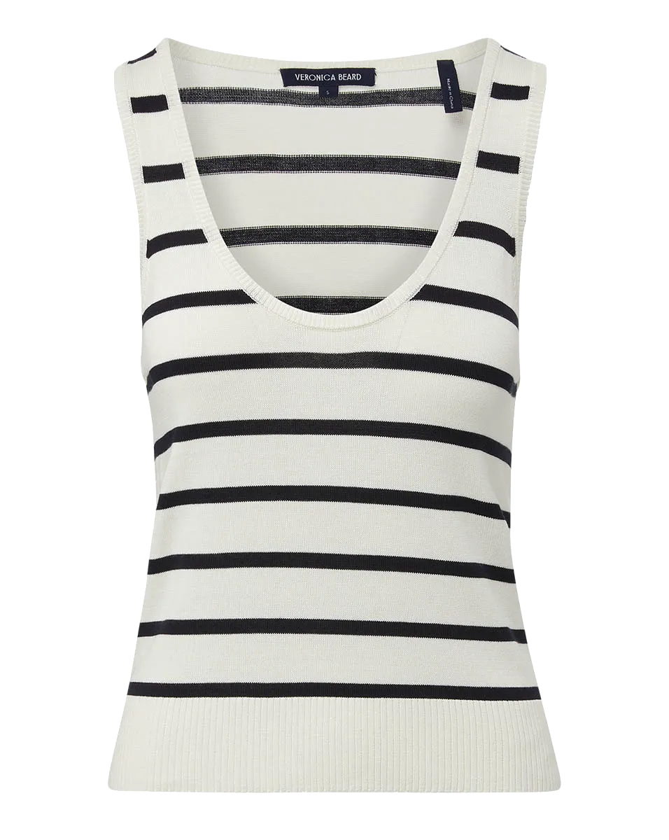 Conroe Striped Knit Top