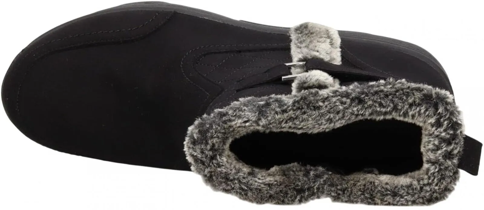 Easy Spirit Valor Womens Water-Repellant Winter Boots Black 8W