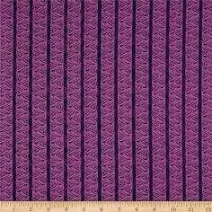 Fabric Editions Michalina Purple Stripes Cotton Prints