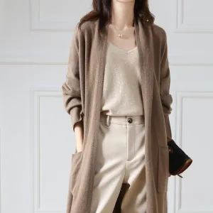 Fall Winter Oversize Long Sweater Cardigan