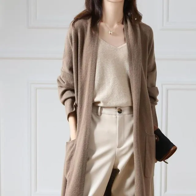 Fall Winter Oversize Long Sweater Cardigan