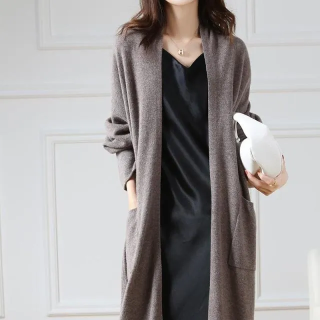 Fall Winter Oversize Long Sweater Cardigan