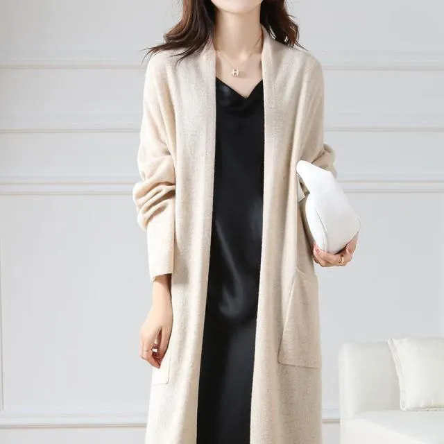 Fall Winter Oversize Long Sweater Cardigan
