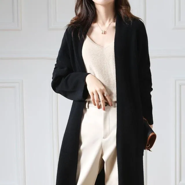 Fall Winter Oversize Long Sweater Cardigan
