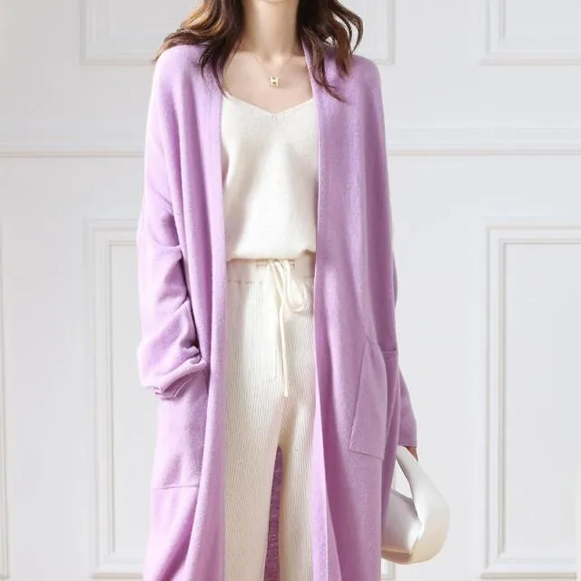 Fall Winter Oversize Long Sweater Cardigan