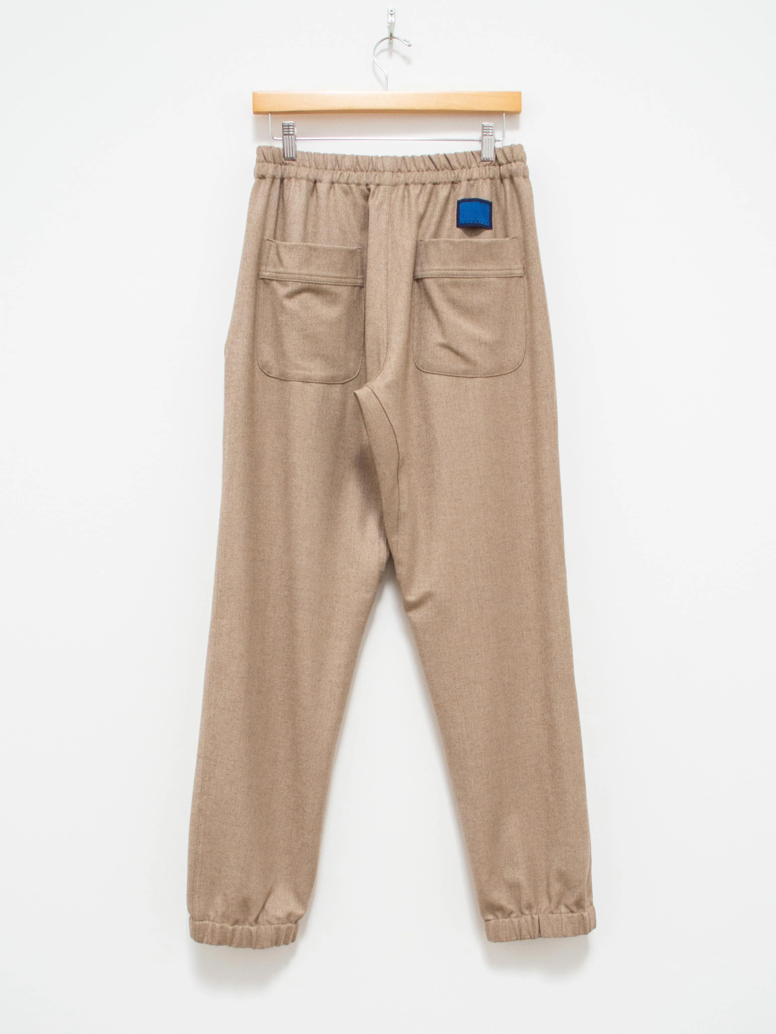 Flexible Wool Easy Pants - Beige