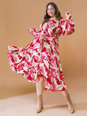 Flying Tomato Plus Button Front Waist Tie Shirt Dress - Brands We Love