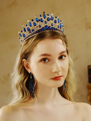 Hair Accessories Alloy Rhinestone Crowns