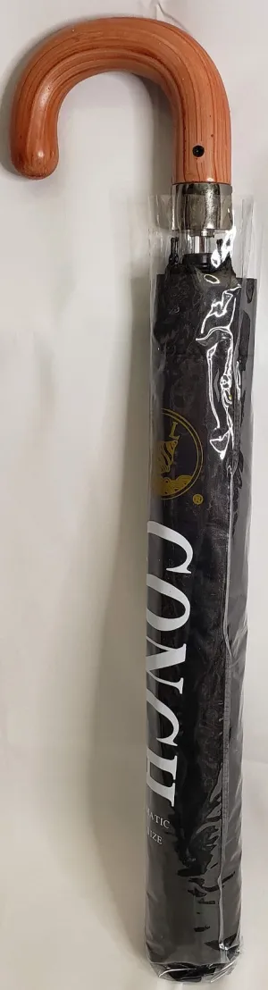 Ing -- 18" Handle Bar Umbrella -- Black