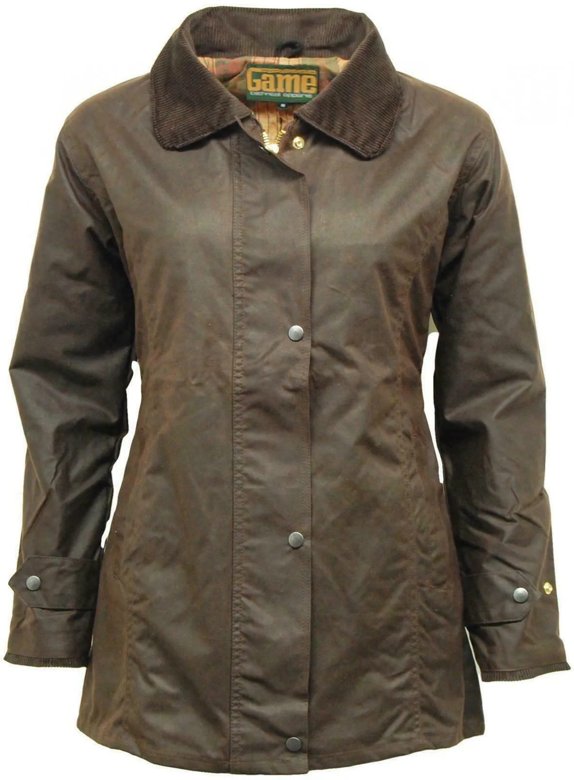 Ladies Game Fitted Antique Wax Jacket Winchester Antique Coat