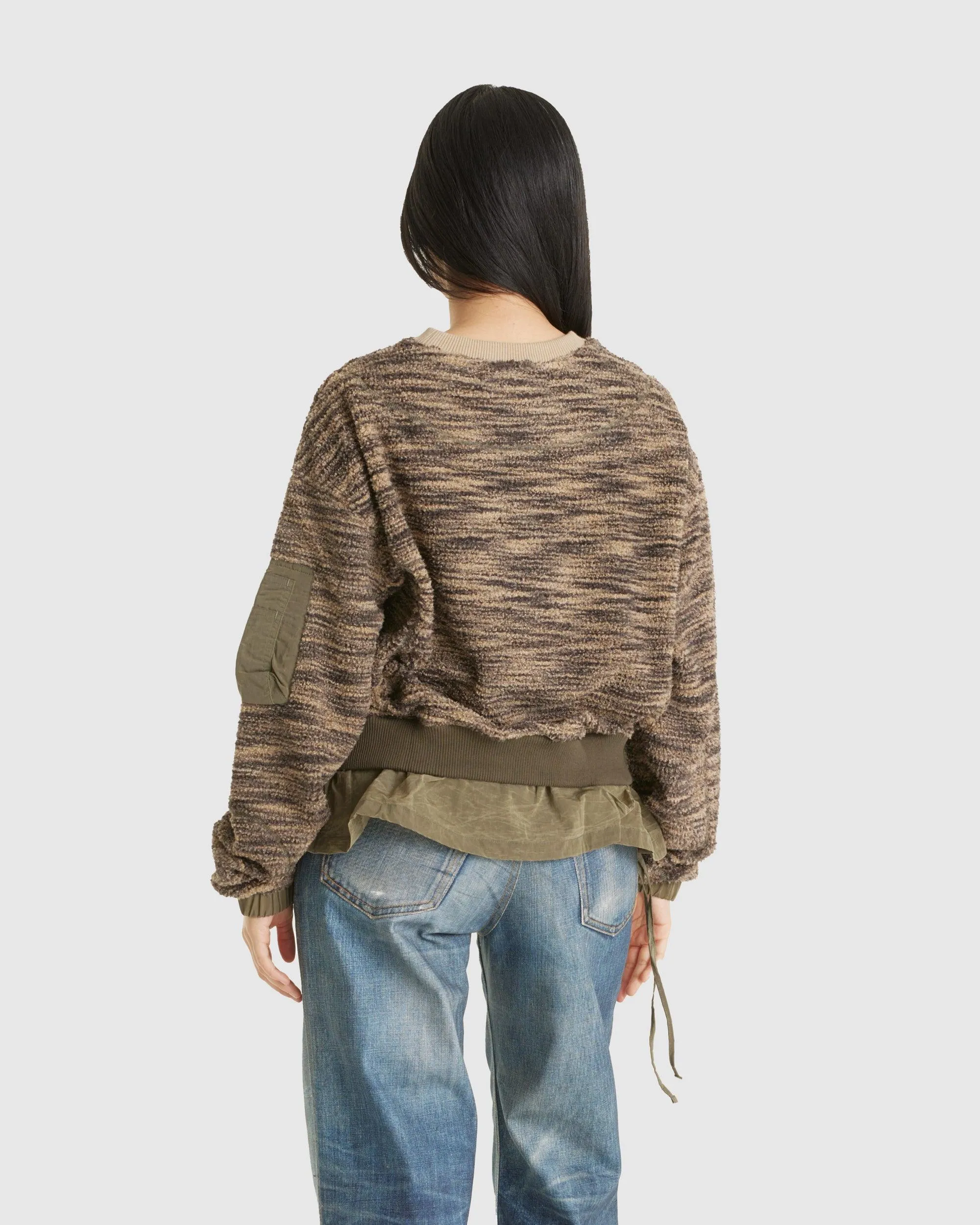 Layered Fleece Sweater (W)
