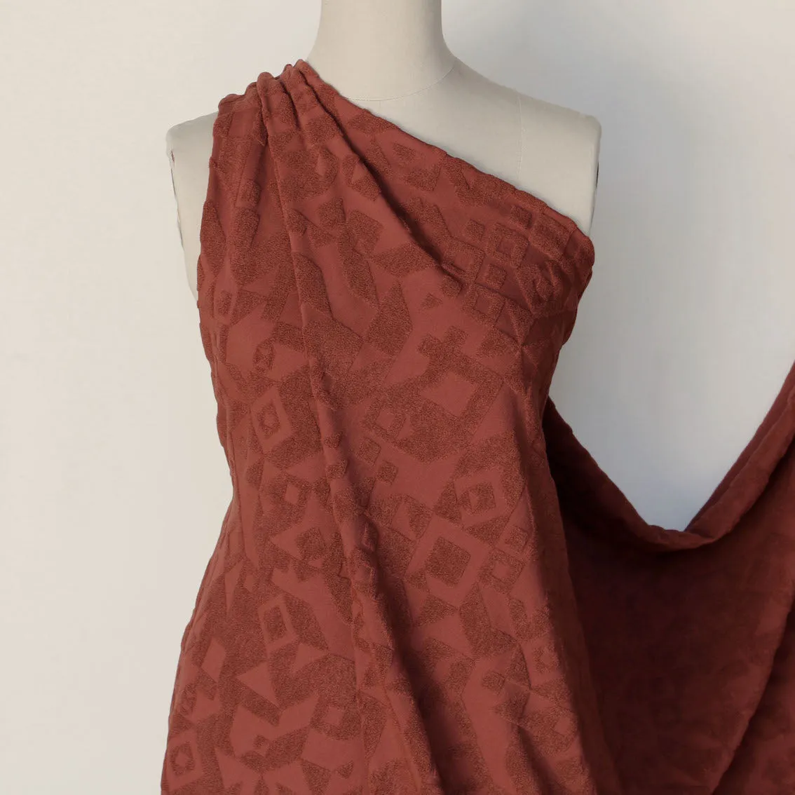 Let's Talk Rust  - Jacquard Knit