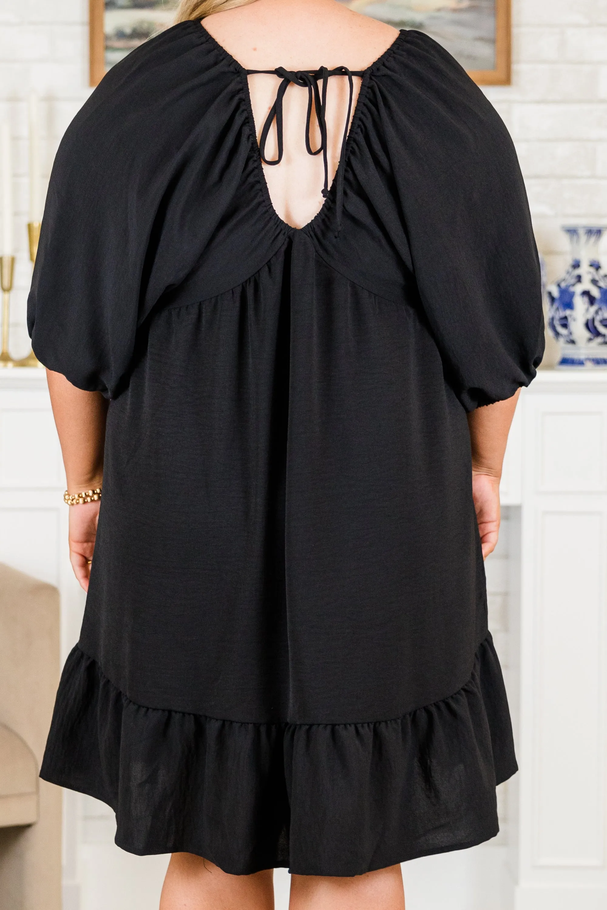 Midas Touch Dress, Black