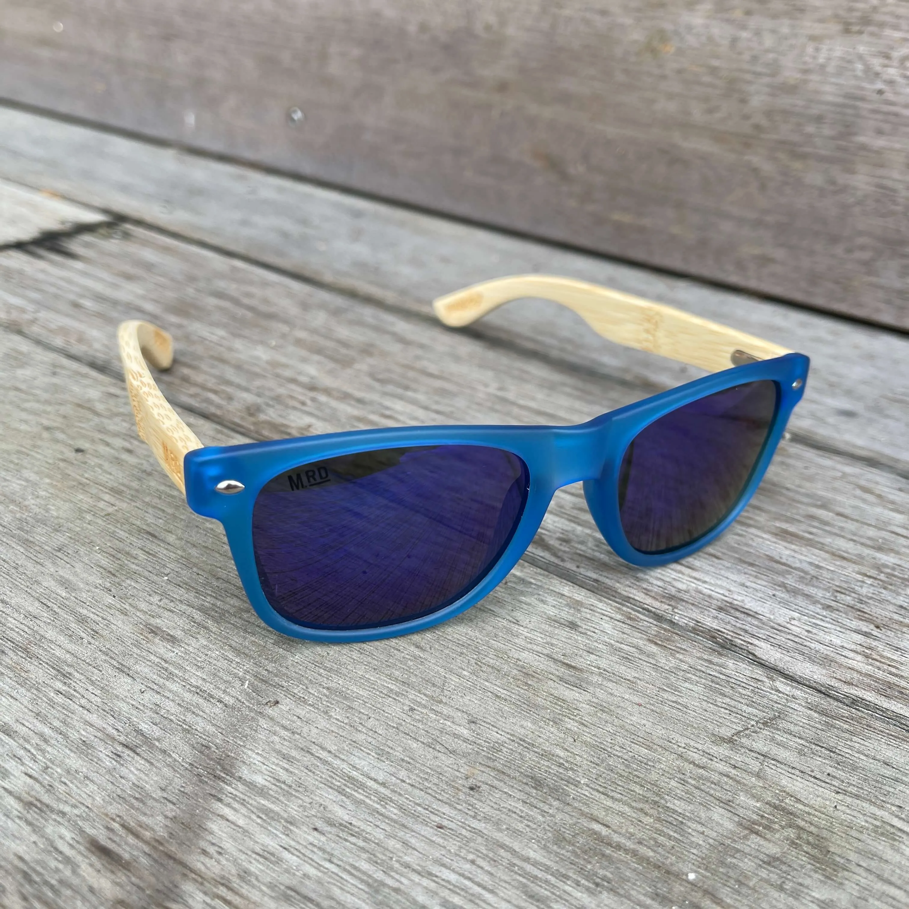 Moana Road Sunglasses - Blue with reflective lens
