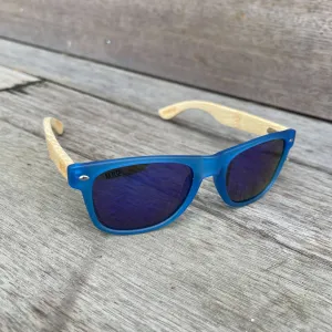 Moana Road Sunglasses - Blue with reflective lens