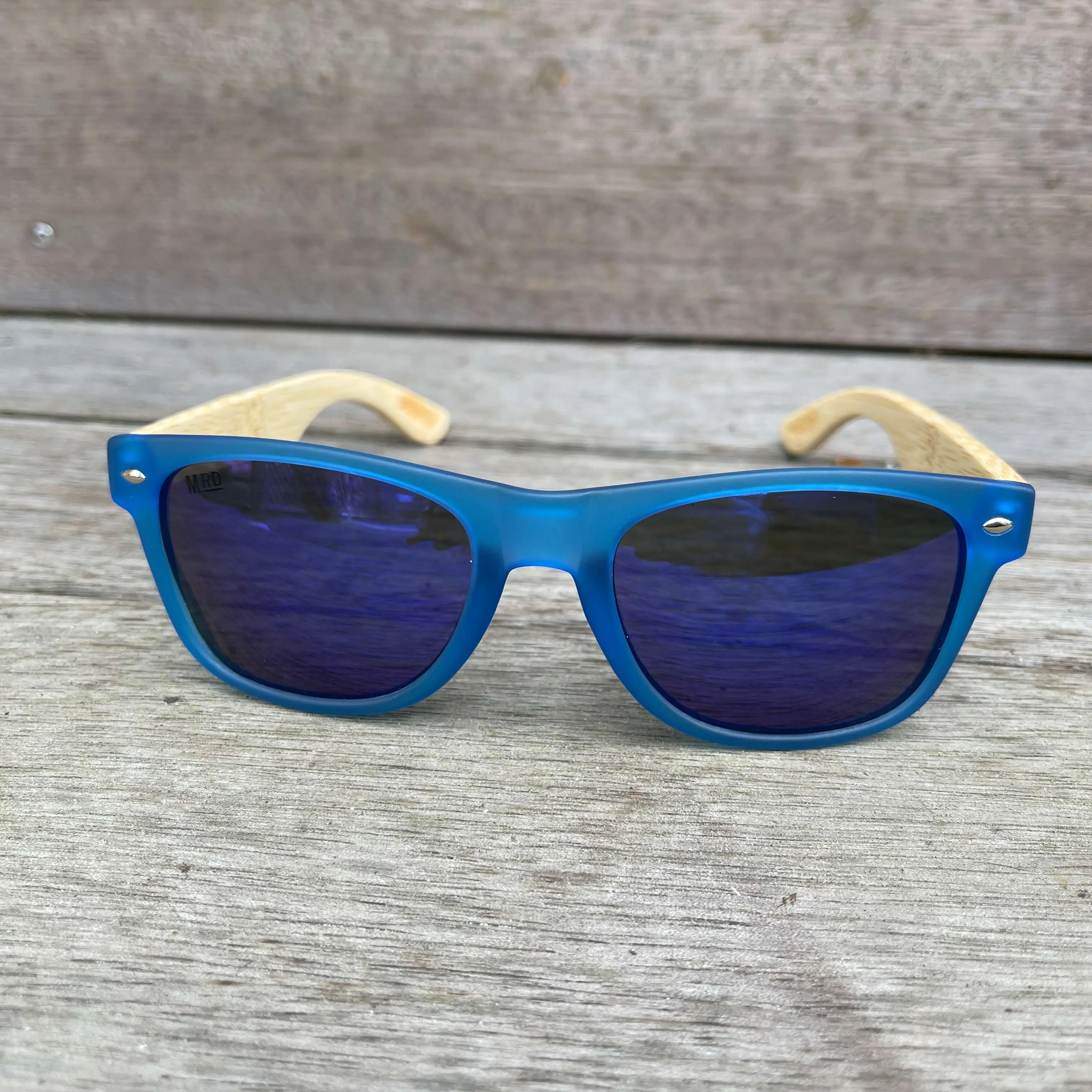 Moana Road Sunglasses - Blue with reflective lens