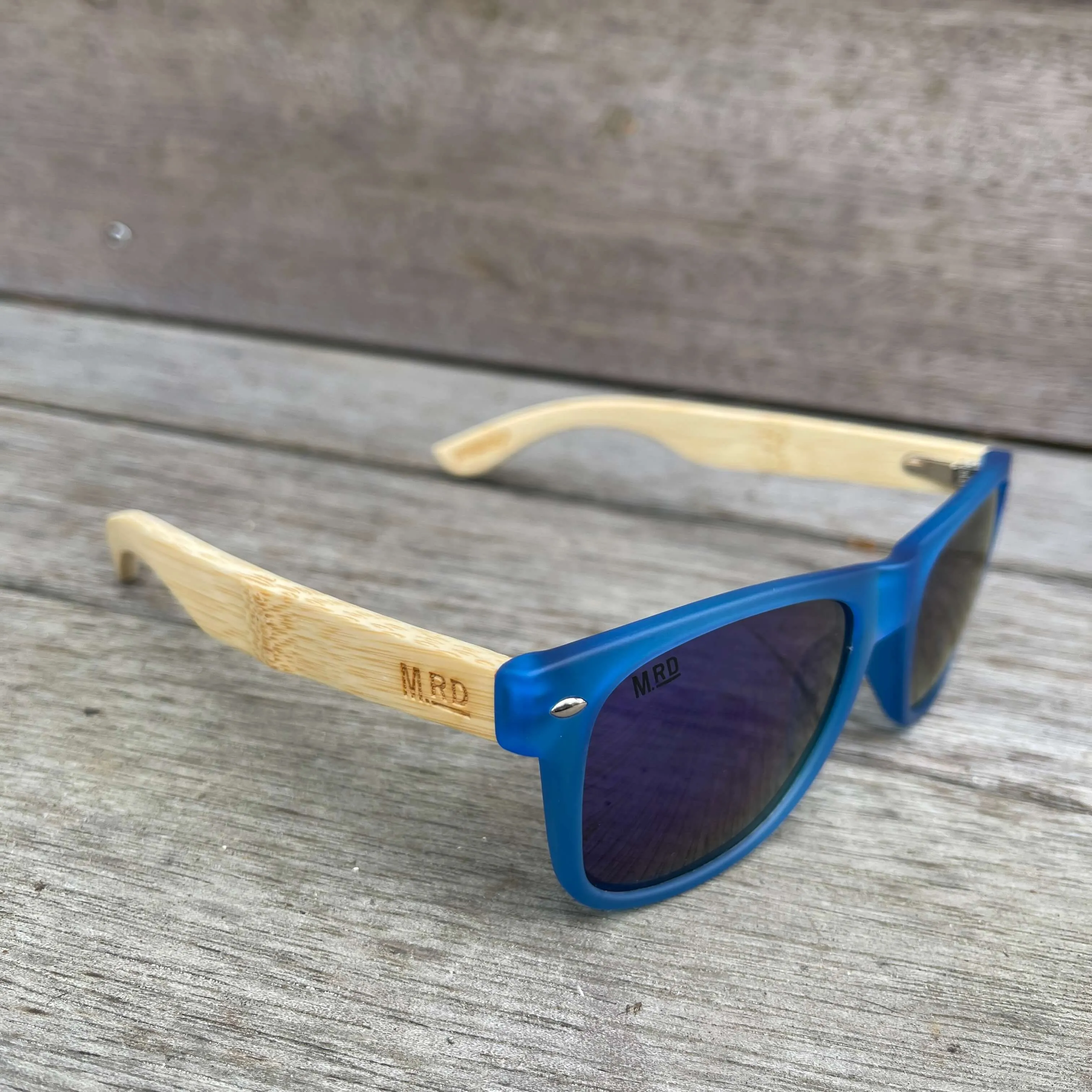 Moana Road Sunglasses - Blue with reflective lens
