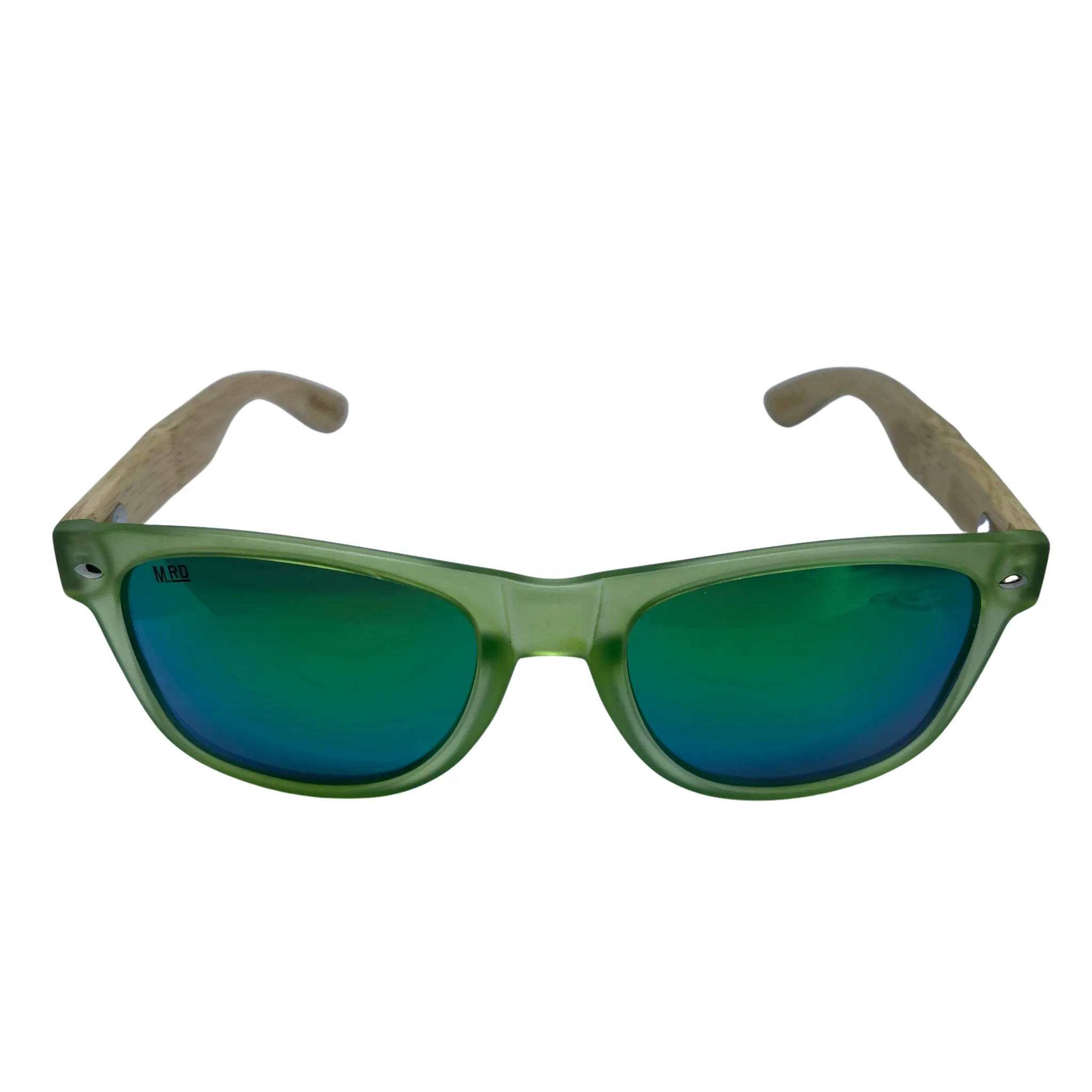 Moana Road Sunglasses - Green with reflective lens
