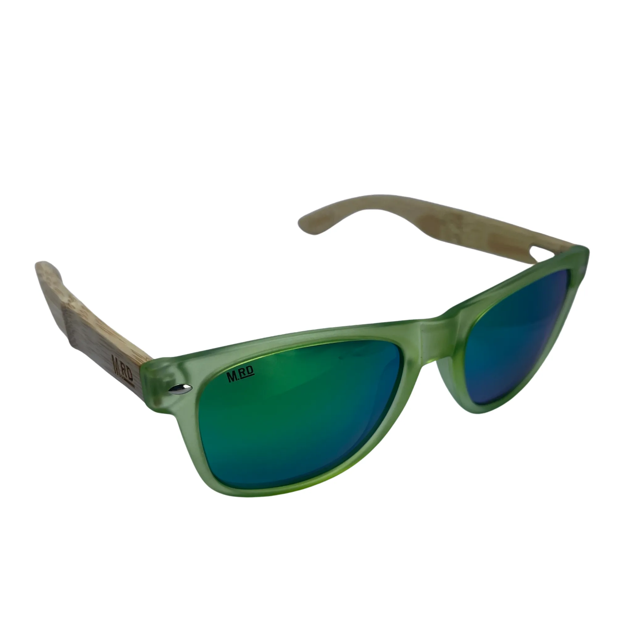 Moana Road Sunglasses - Green with reflective lens