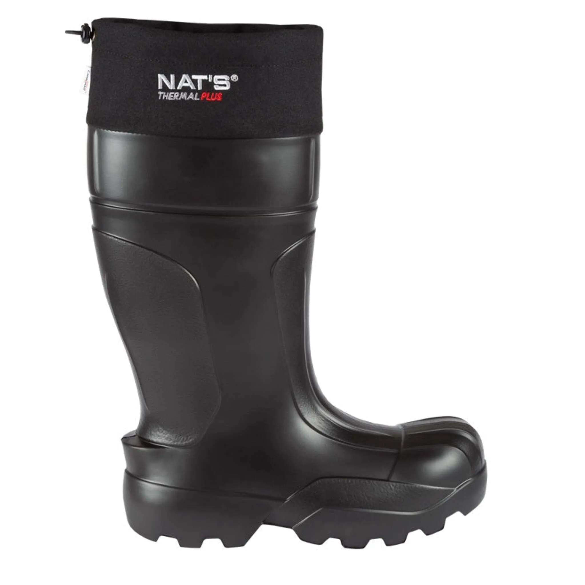 Nats Men's Winter Work Boots 1590 | EVA Waterproof, Plain Toe, Removable Laminated Wool Liner, -70°C Rated, Auto Clean Outsole | Sizes 7-13