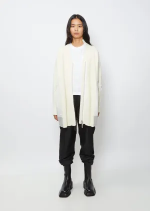 Nylon Twill x Wool Cardigan